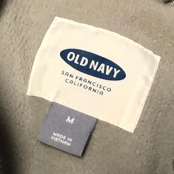 Old Navy Heathered Gray Quilted Frost Free Sleeveless Puffer Vest Size Medium - Picture 10 of 10